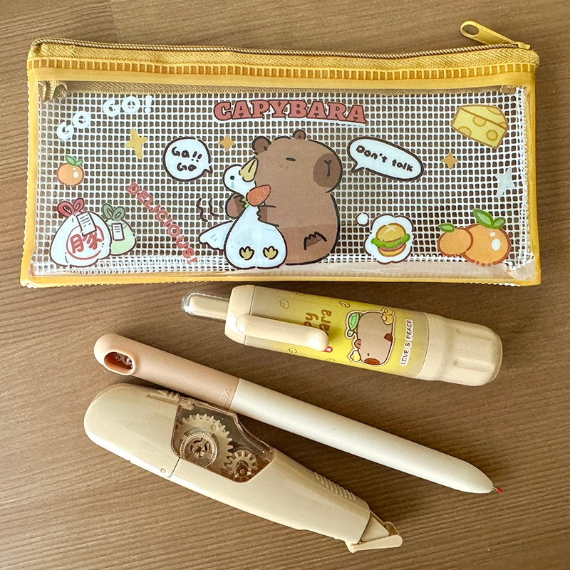 Capybara school & office stationery set