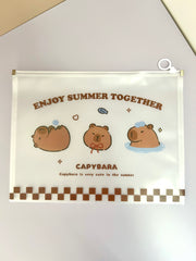 Capybara A4 File Pouch（4-pack）