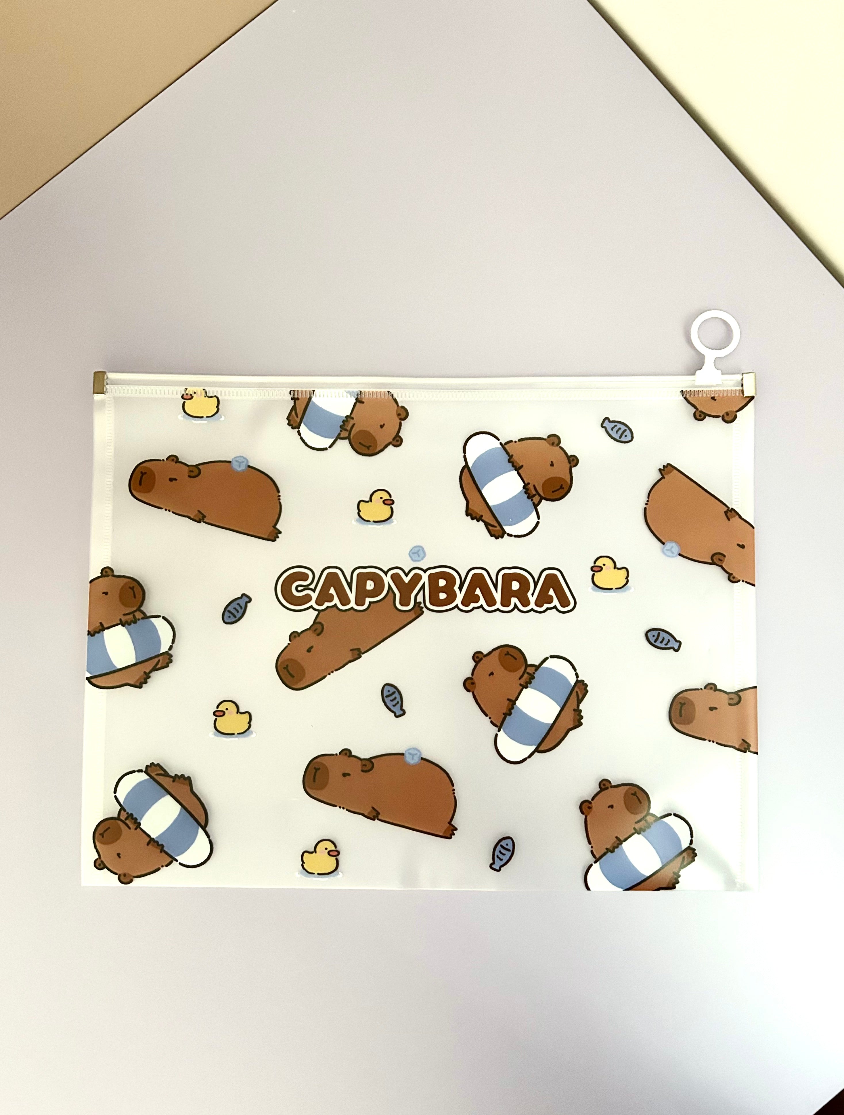 Capybara A4 File Pouch（4-pack）